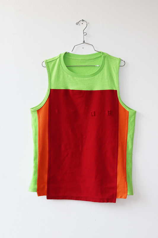 RECYCLED TANK ( GREEN / RED / ORANGE )