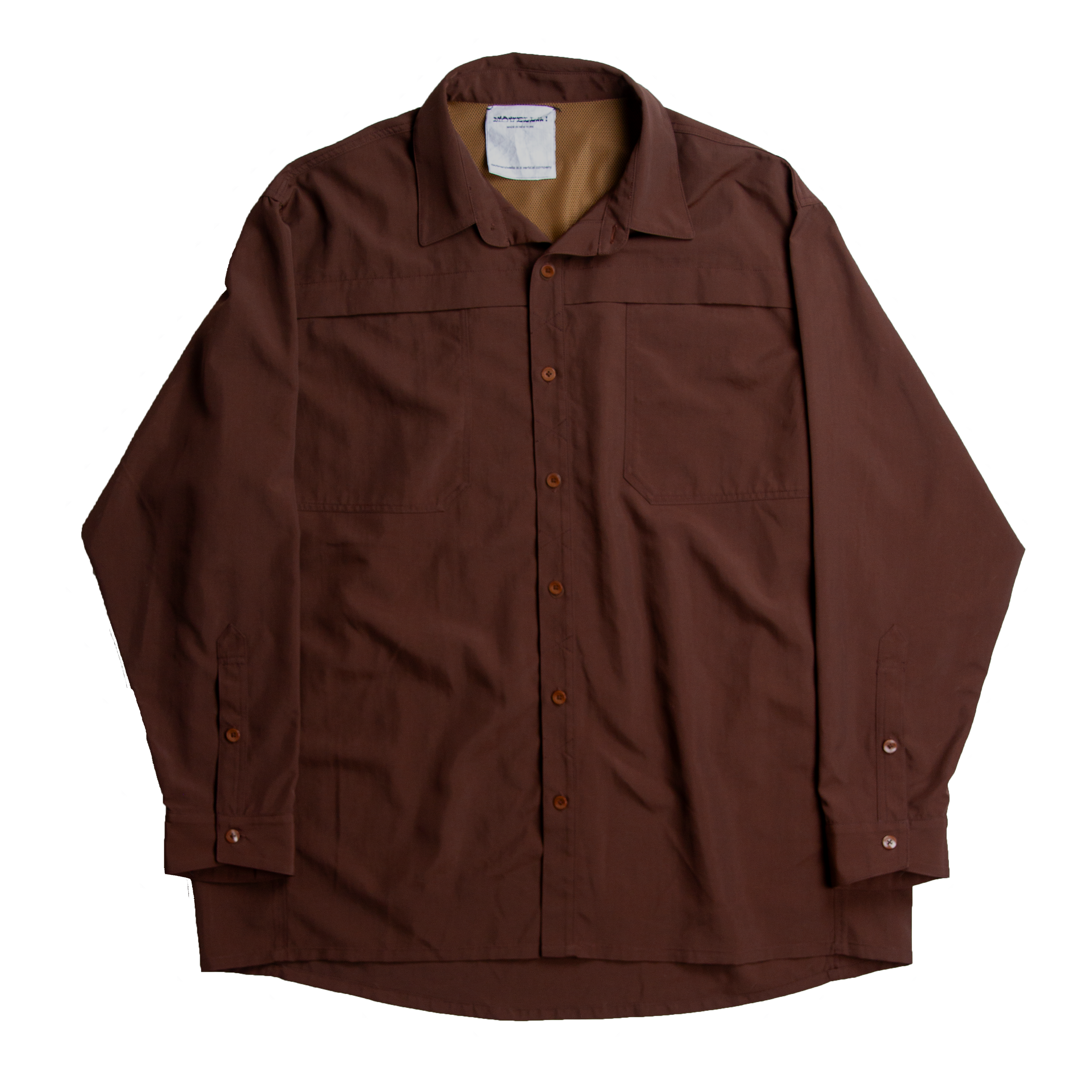 Nylon Fishing Shirt (Chocolate)