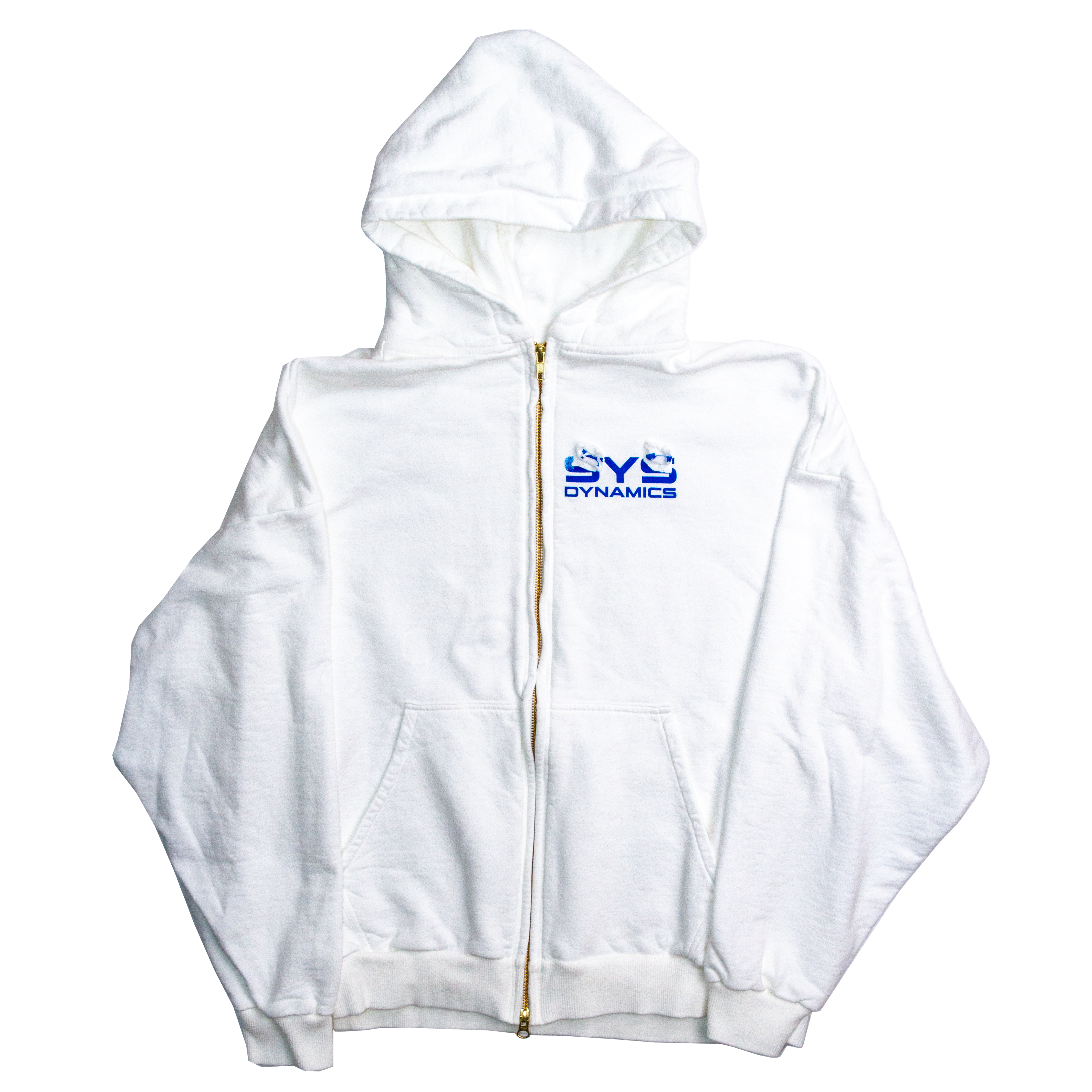 Zip Up Sweatshirt (White/SYS DYN)