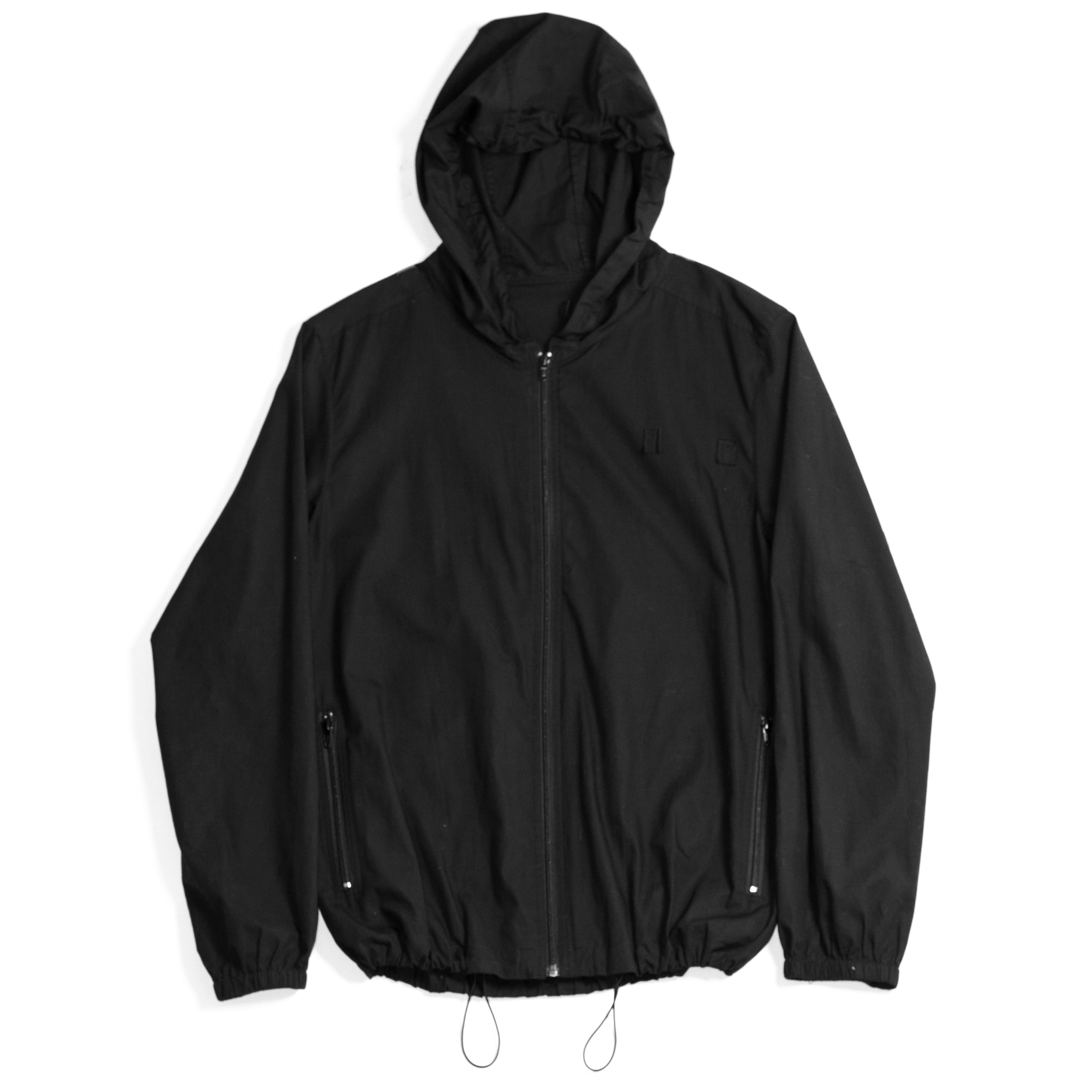 Poplin Hooded Jacket (Black)